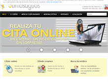 Tablet Screenshot of centromedicosomosaguas.com